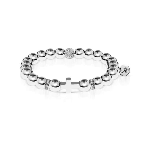 Silber | Vergoldetes Kreuzarmband